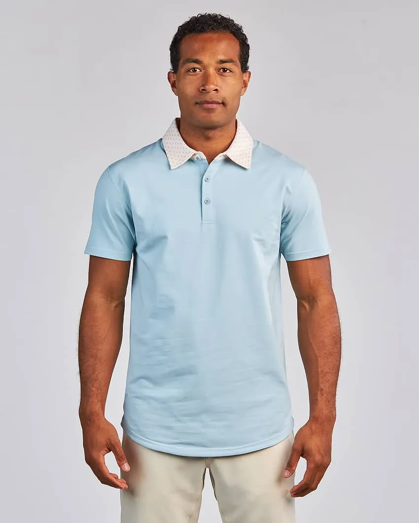 Drop-Cut: LUX Dotted Polo <!-- Size M -->