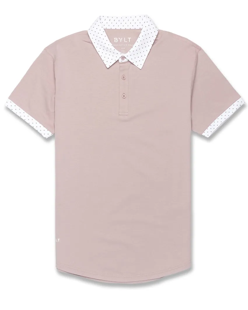 Drop-Cut: LUX Dotted Polo <!-- Size M -->