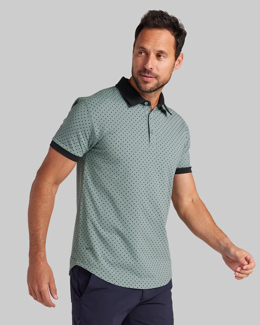 Drop-Cut: LUX Dotted Polo <!-- Size M -->