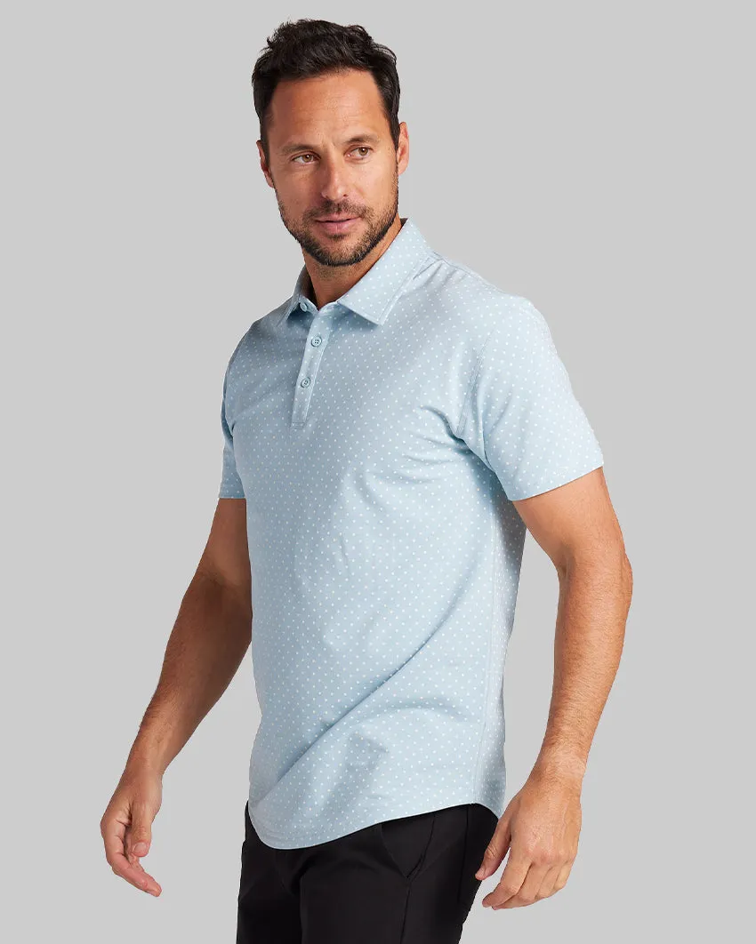 Drop-Cut: LUX Dotted Polo <!-- Size M -->