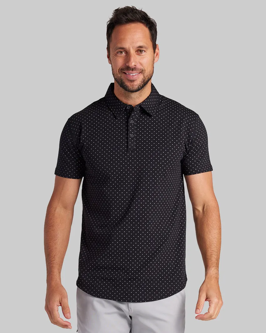 Drop-Cut: LUX Dotted Polo <!-- Size M -->