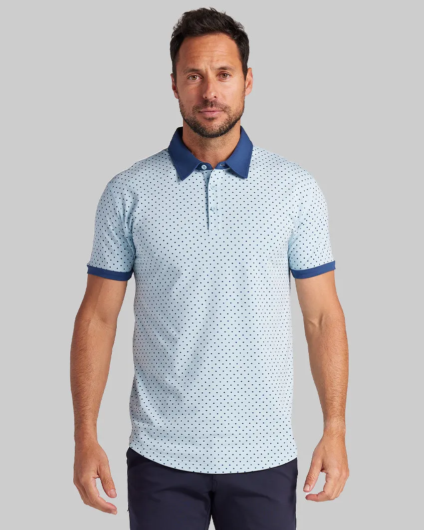 Drop-Cut: LUX Dotted Polo <!-- Size M -->