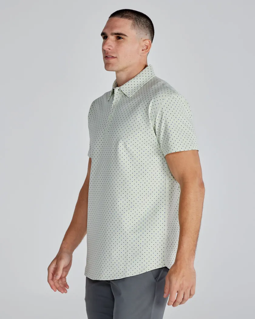 Drop-Cut: LUX Dotted Polo <!-- Size M -->