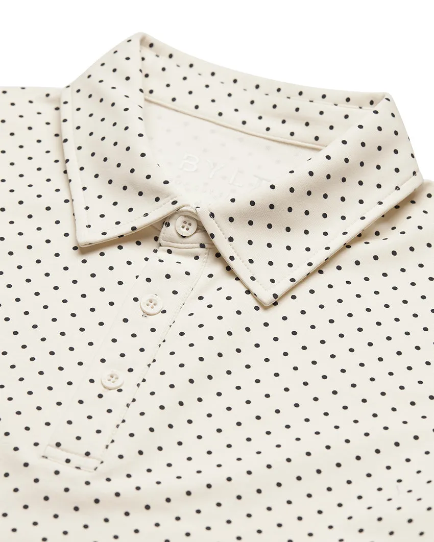 Drop-Cut: LUX Dotted Polo <!-- Size M -->