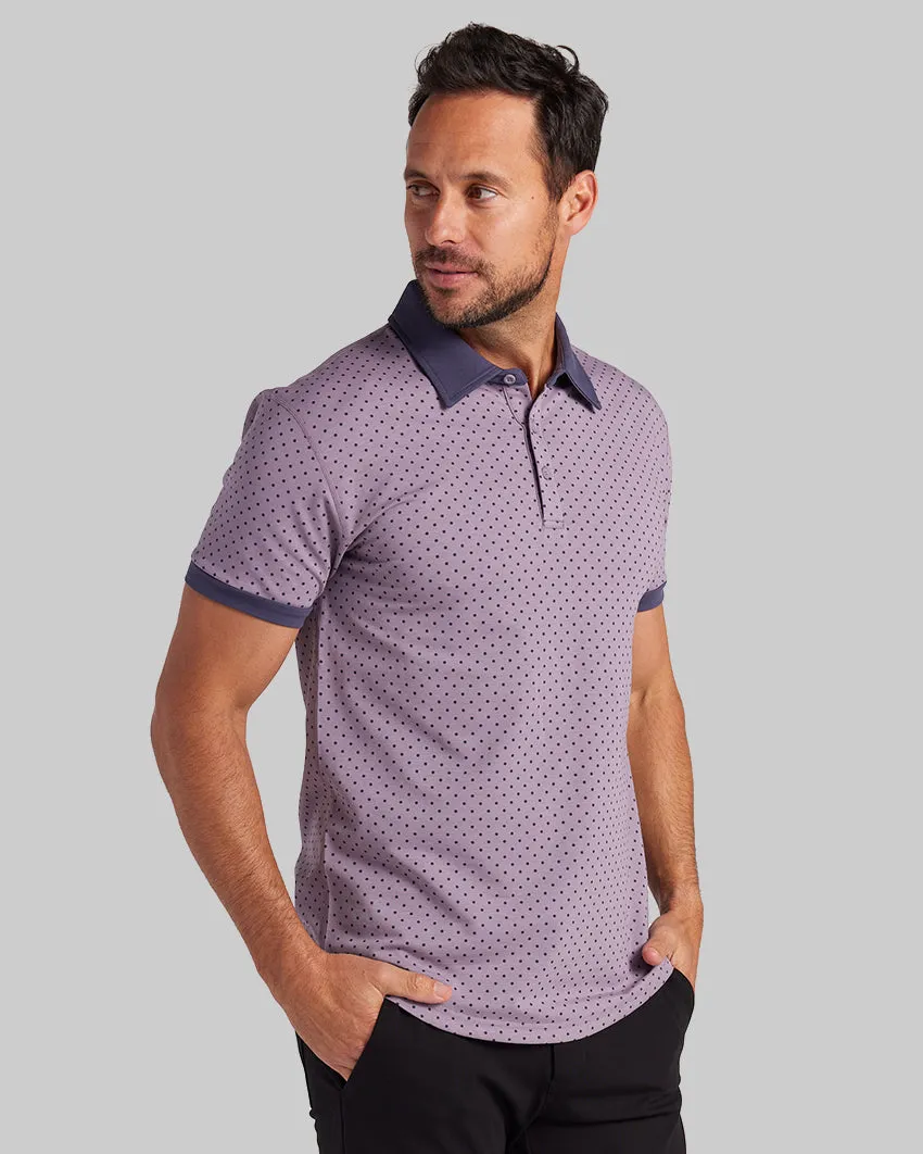 Drop-Cut: LUX Dotted Polo <!-- Size M -->