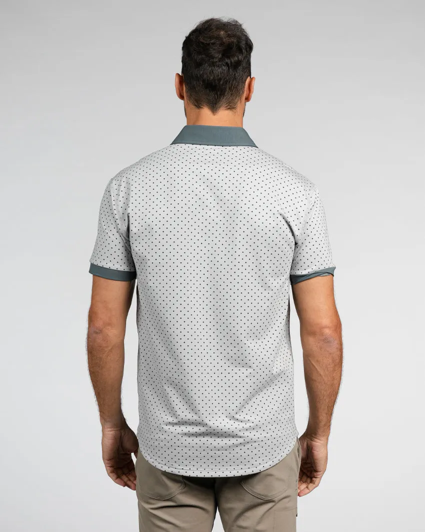 Drop-Cut: LUX Dotted Polo <!-- Size M -->