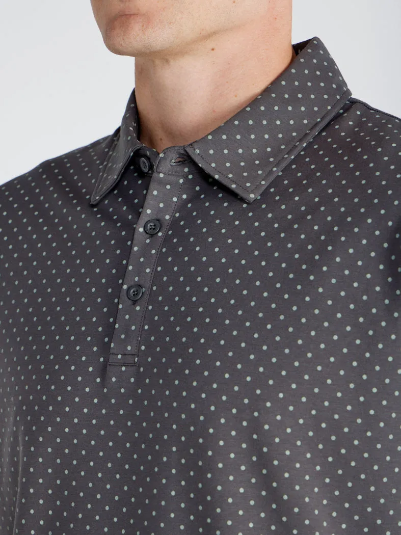 Drop-Cut: LUX Dotted Polo <!-- Size M -->