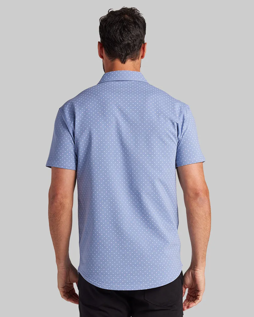 Drop-Cut: LUX Dotted Polo <!-- Size M -->