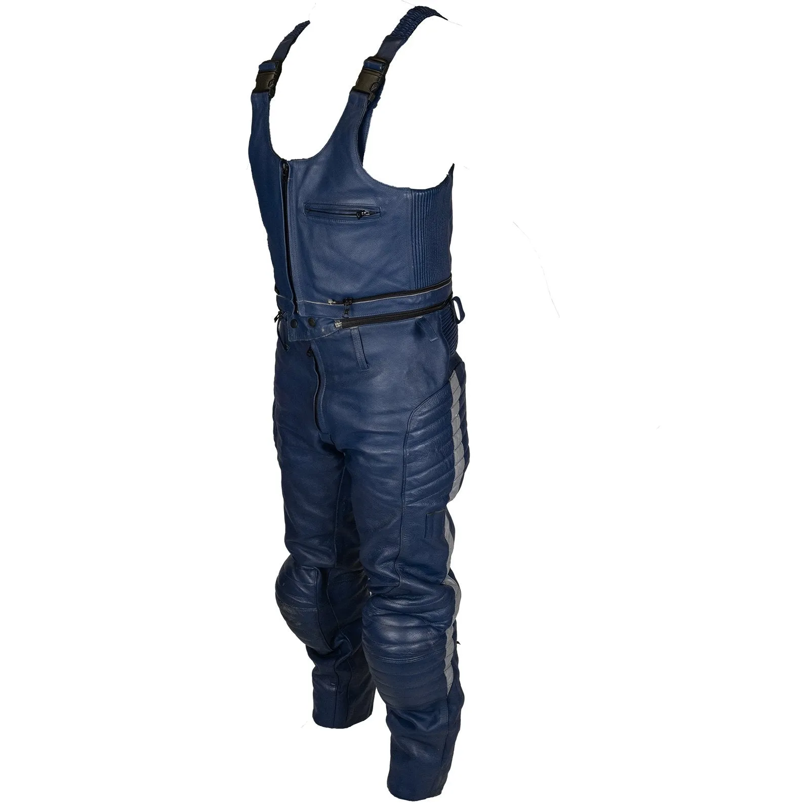 Dutch Army DAMEN Motorcycle Bib n Brace Leathers