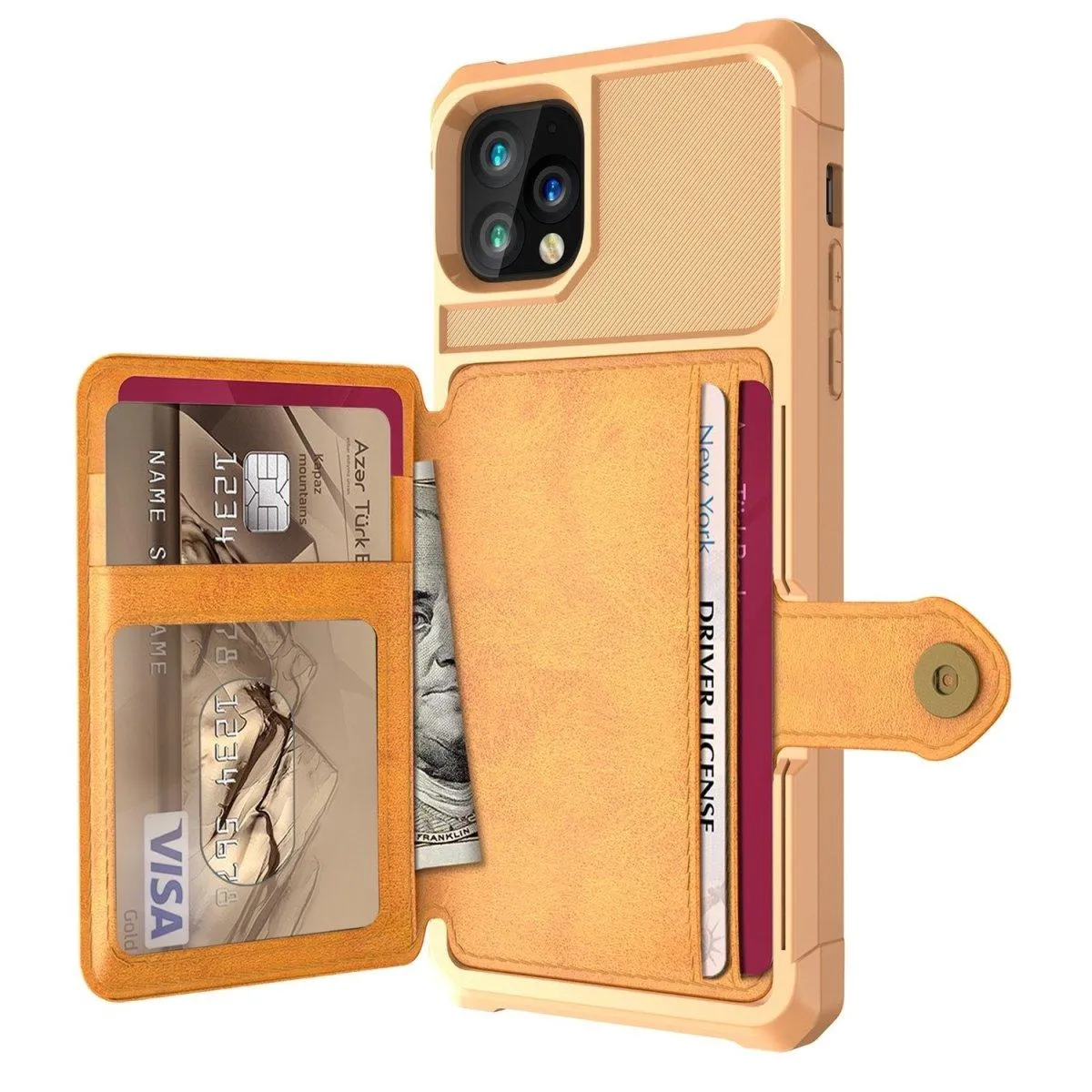 Echo Luxury Leather Wallet iPhone Case For 6, 7 & 8 Series