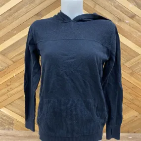 Eddie Bauer - Women's Hooded Sweater - MSRP comp $95: Black-women-LG