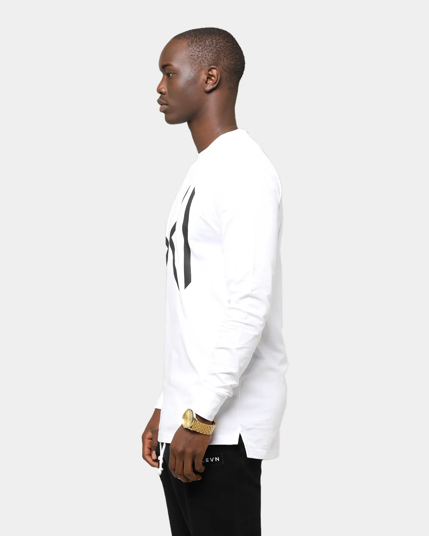 Elevn Clothing Co. XI Long Sleeve T-Shirt White