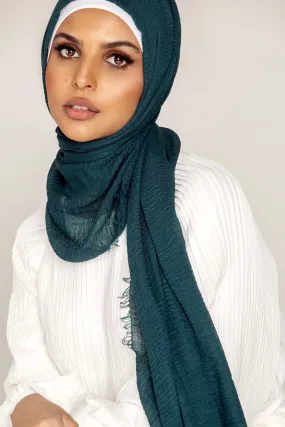 Everyday Crinkle Hijab - Deep Ocean