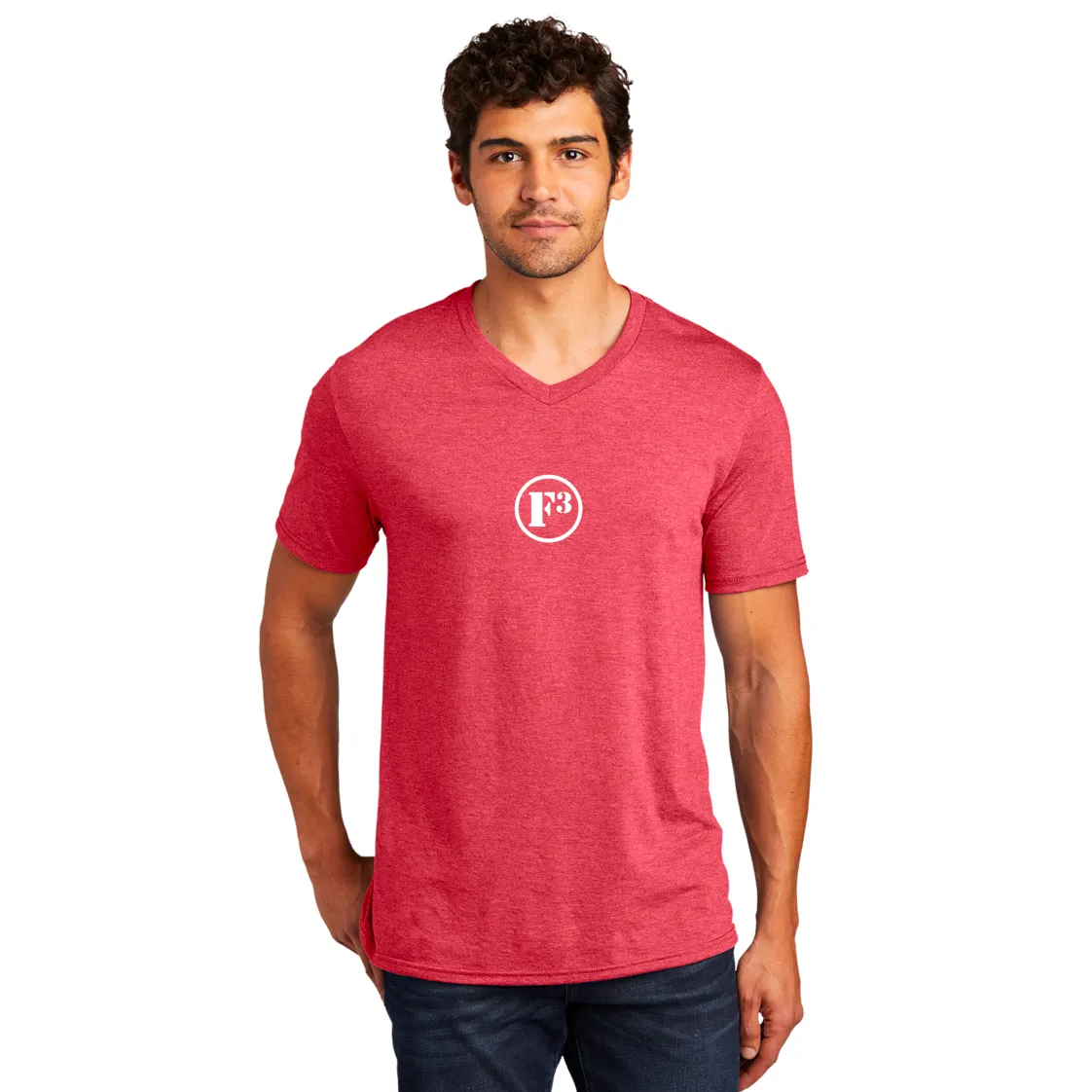 F3 District Perfect Tri V-Neck Tee - Made To Order