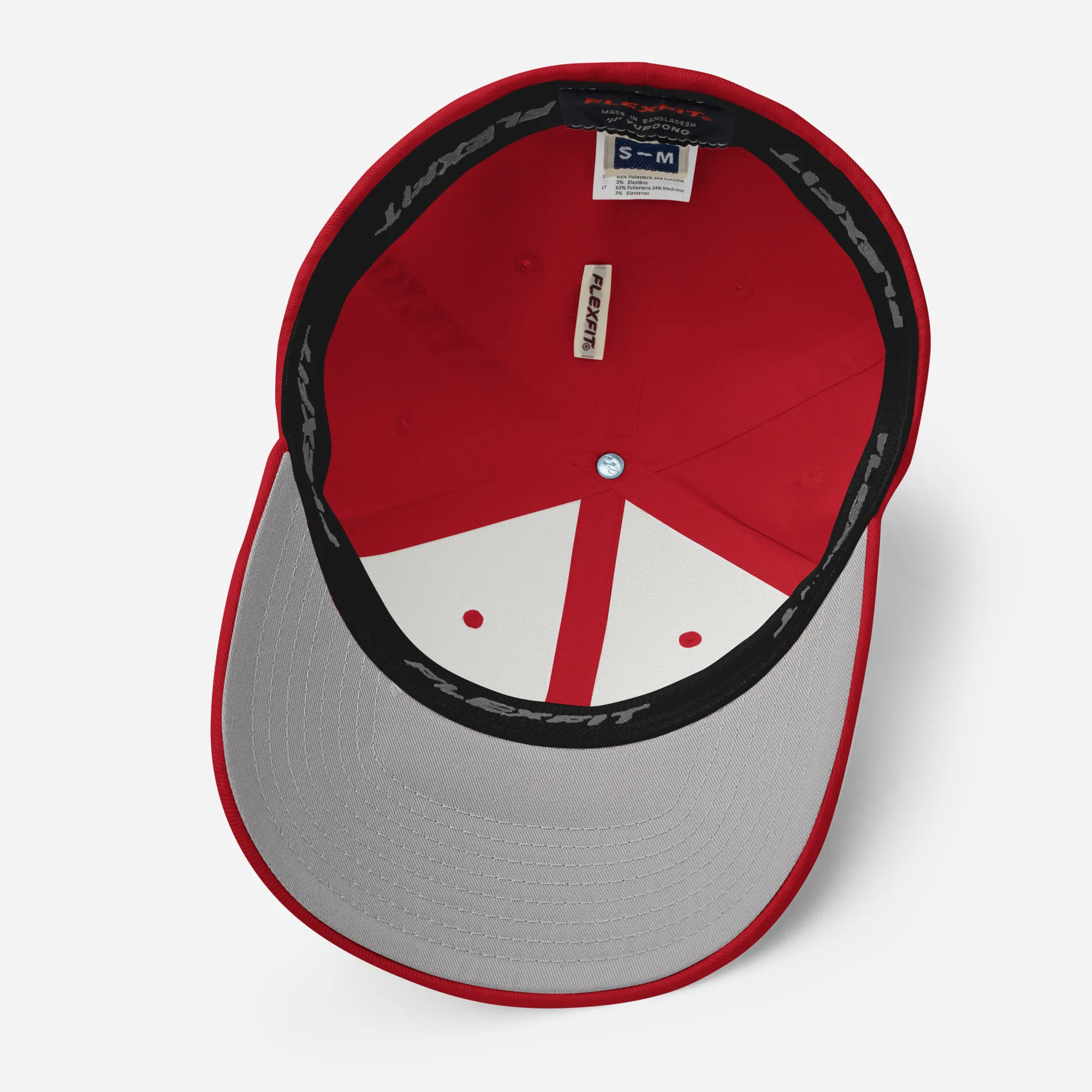 Flexfit Cap (White/Red)