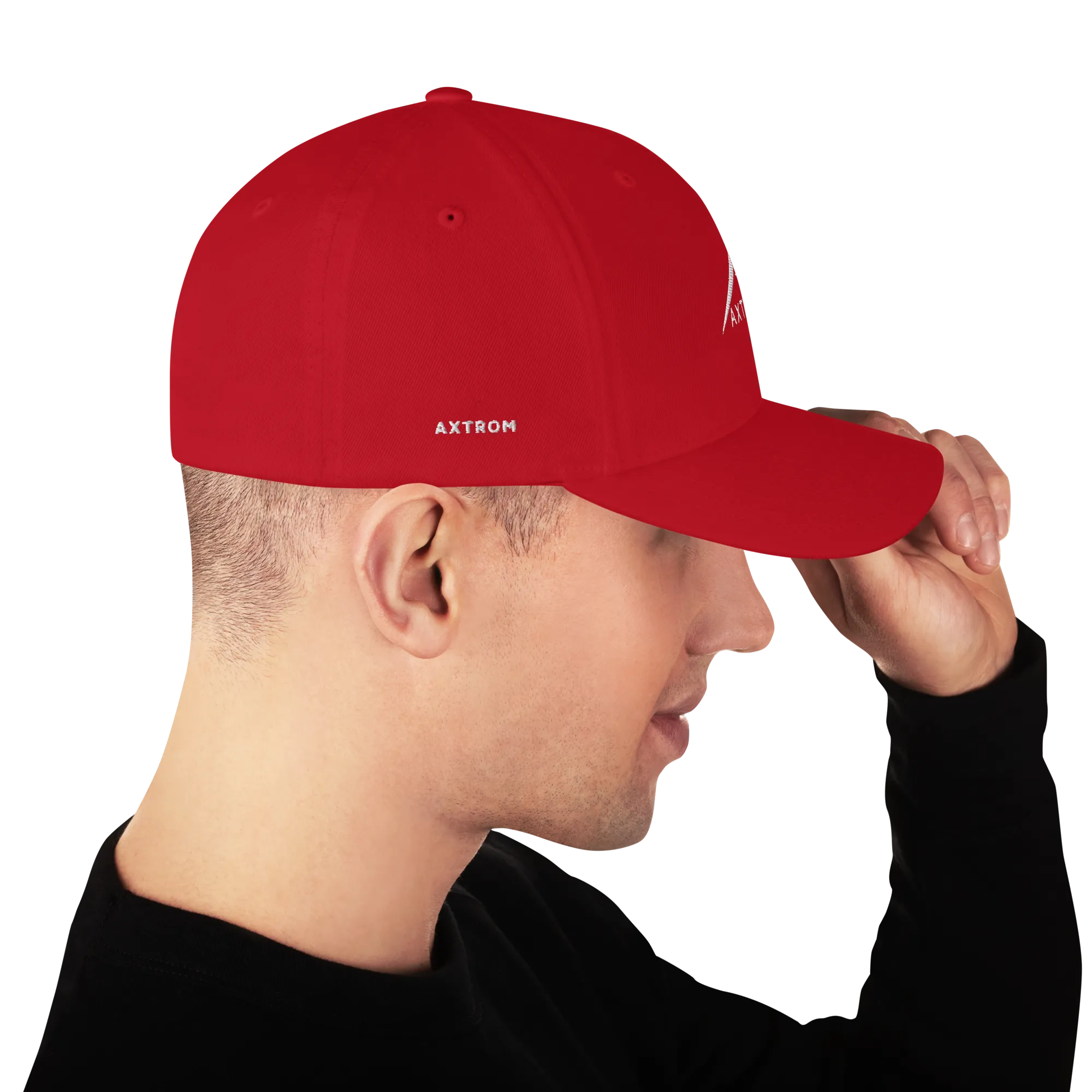 Flexfit Cap (White/Red)