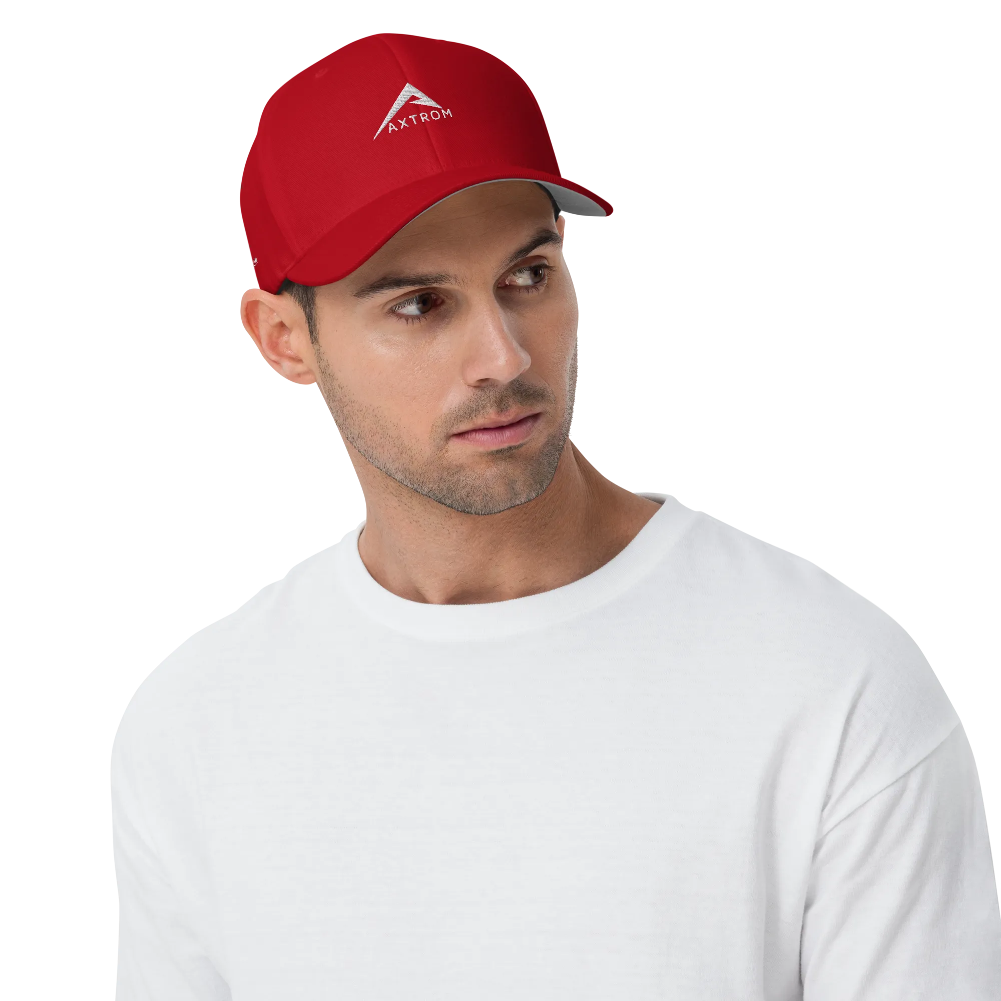 Flexfit Cap (White/Red)