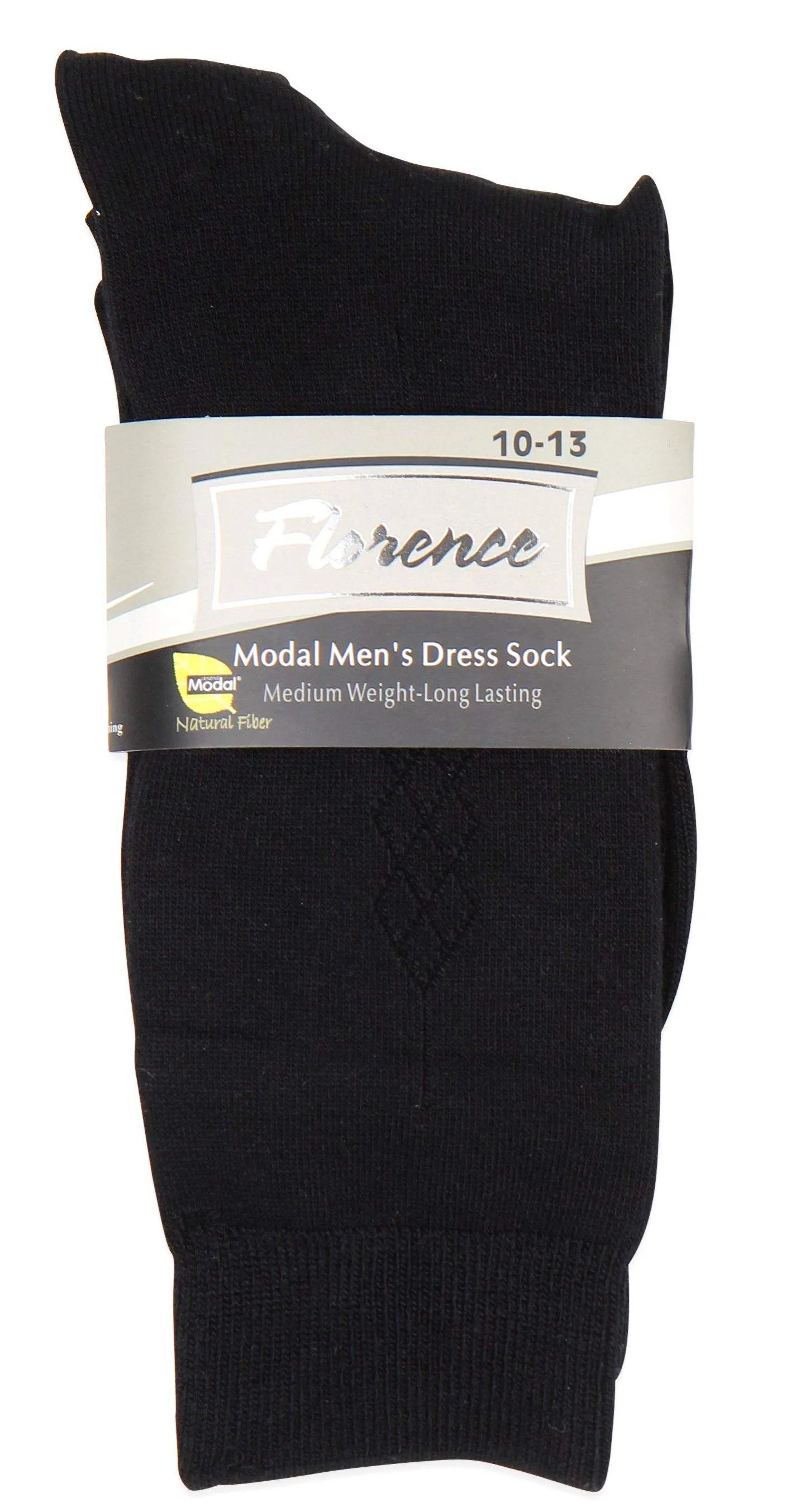 Florence Modal Mens Side Design Dress Sock Style: 282