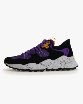 Flower Mountain Tiger Hill Suede & Nylon Mesh - Anthracite / Violet