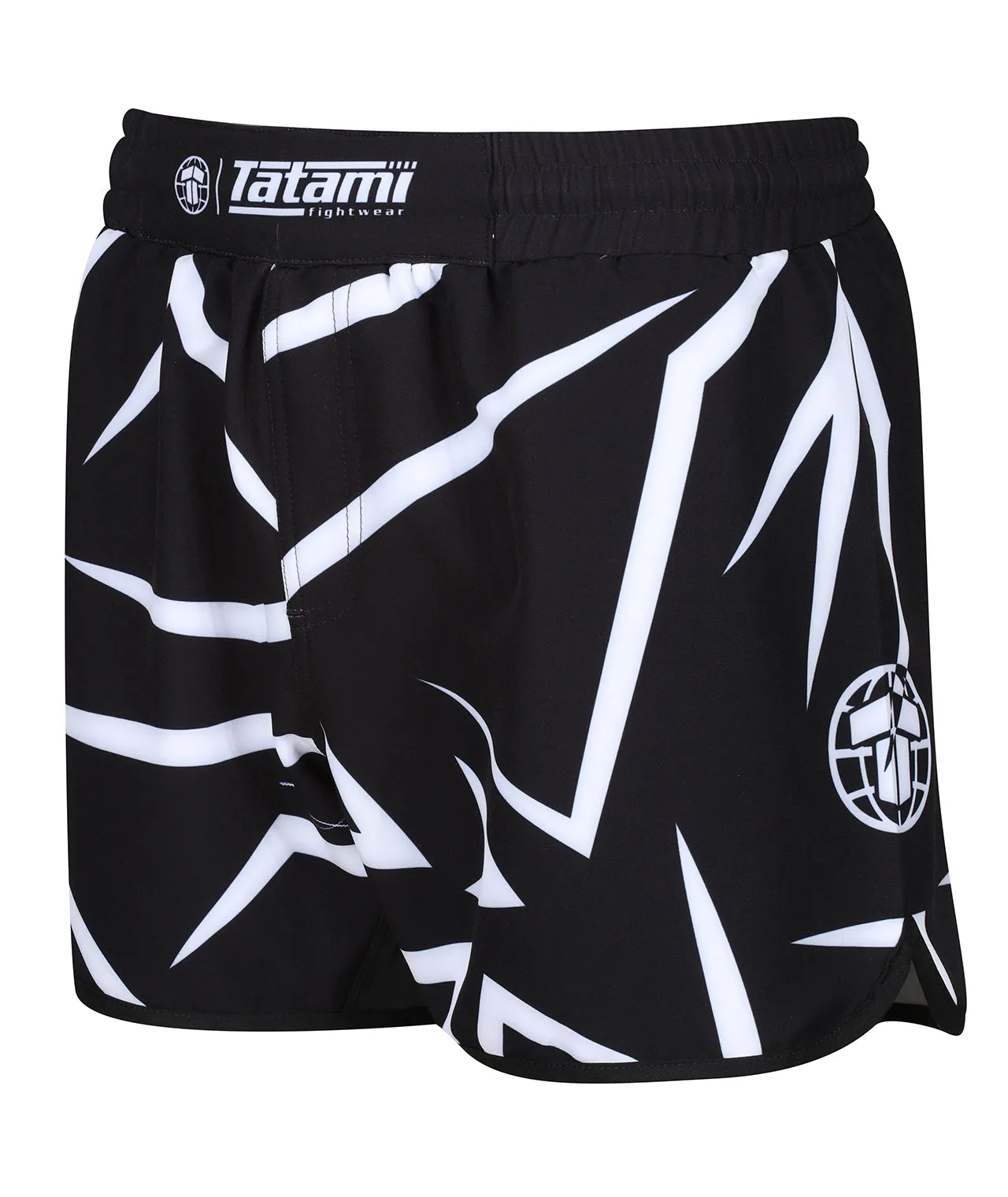 Fracture Eco Tech Recycled High Cut Shorts - Black