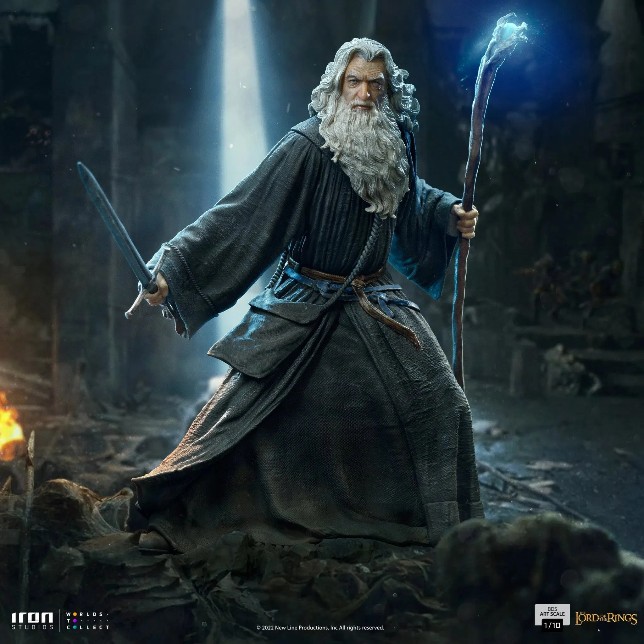 Gandalf: The Lord Of The Rings: Battle Diorama Series: Iron Studios