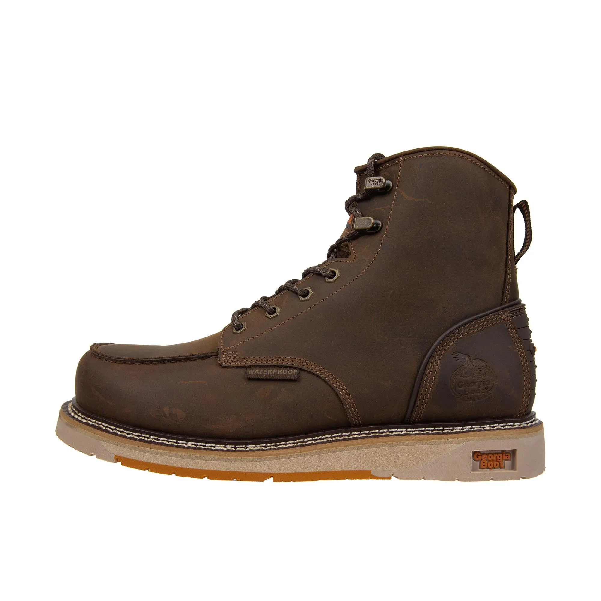 Georgia Boot AMP LT Wedge Composite Toe Brown