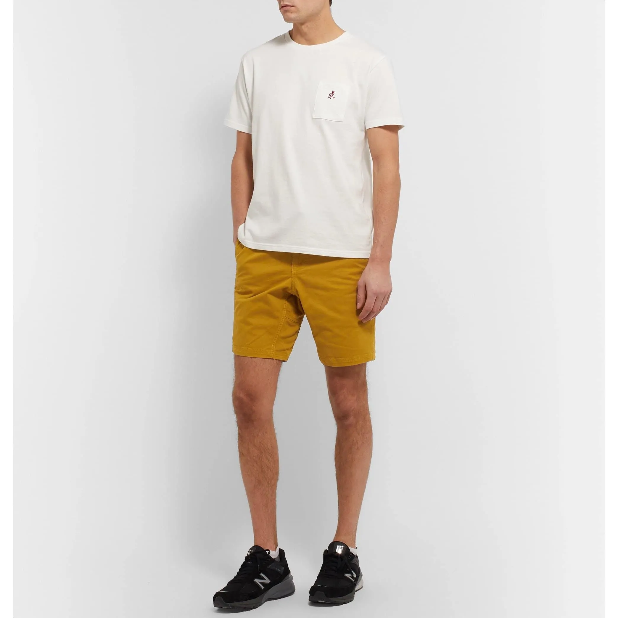 Gramicci NN Cotton-Blend Twill Shorts Mustard