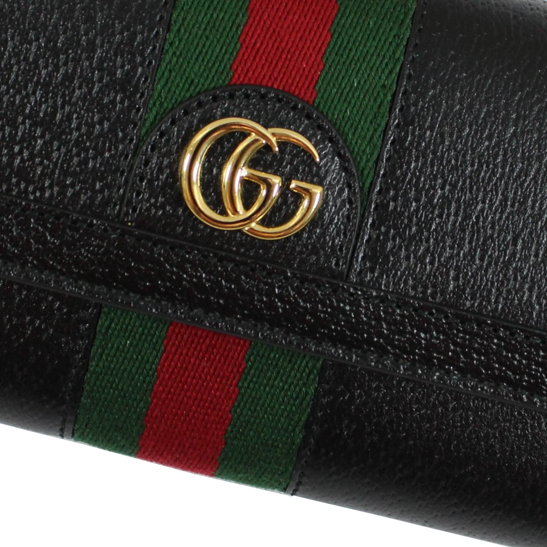 Gucci Leather Wallet Ophidia GG Black - Women Collection Accessories