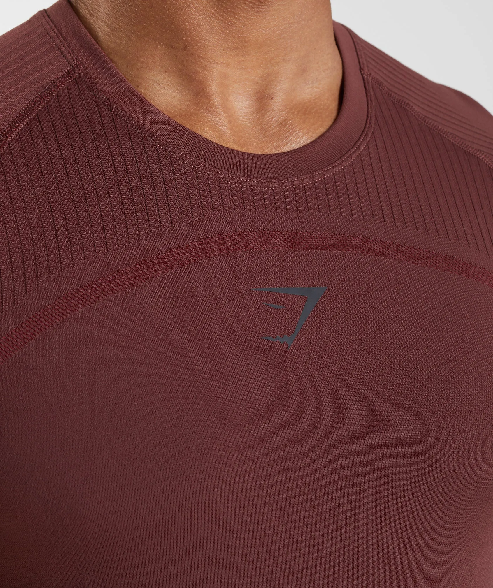 Gymshark 315 Seamless T-Shirt - Cherry Brown