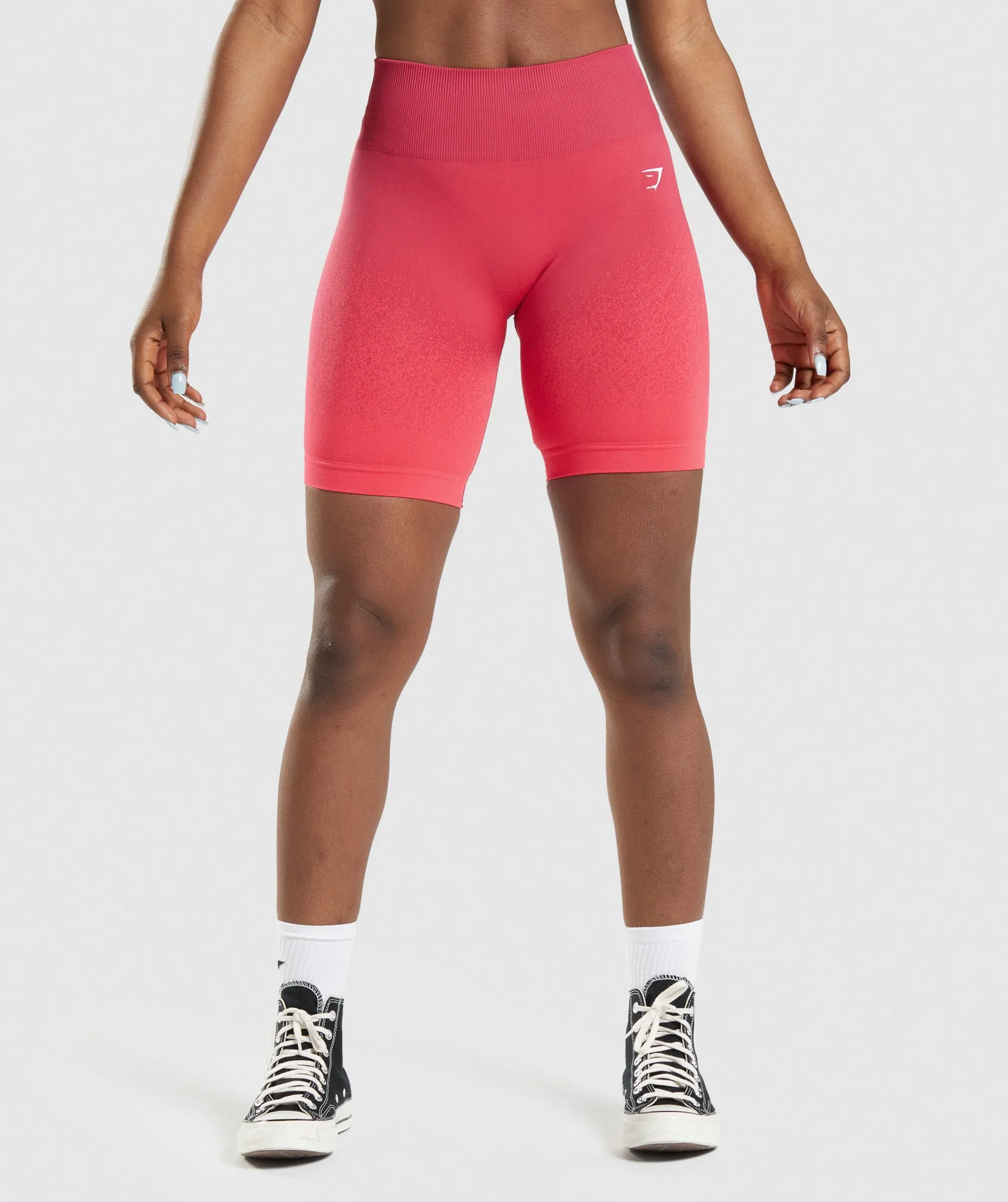 Gymshark Adapt Ombre Seamless Cycling Shorts - Pink/Red