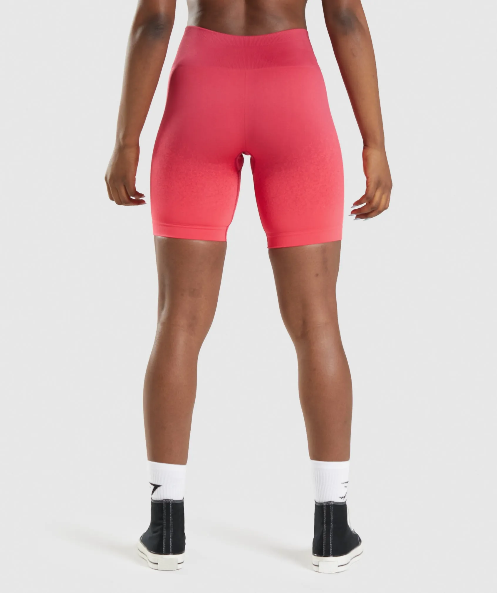 Gymshark Adapt Ombre Seamless Cycling Shorts - Pink/Red