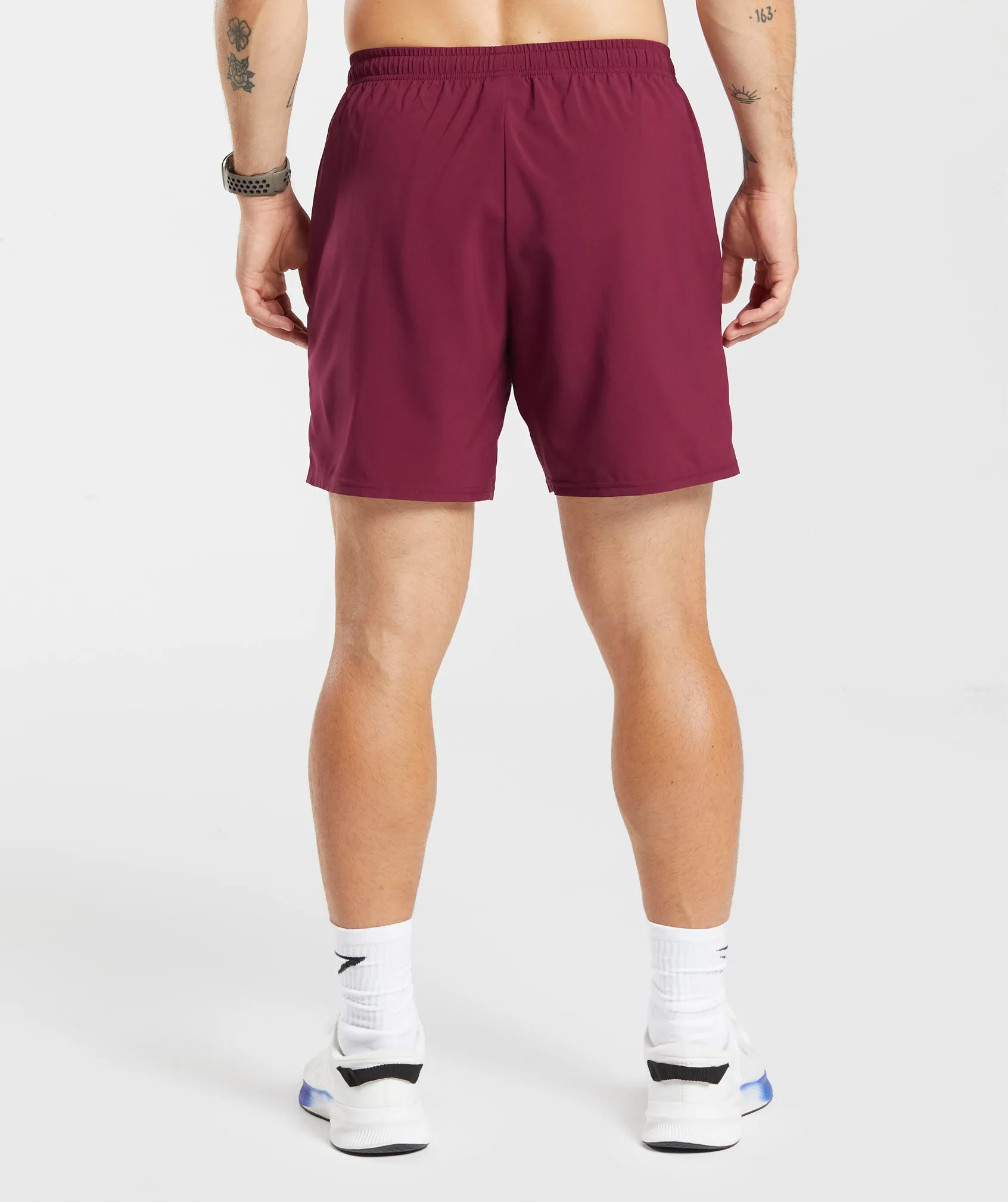 Gymshark Arrival 7" Shorts - Plum Pink