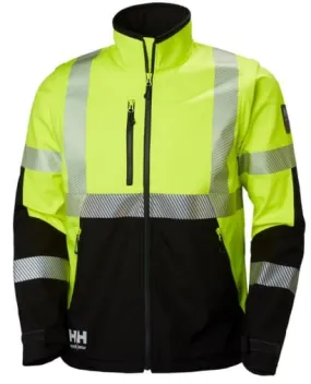 Helly Hansen Hi Viz ICU Softshell Work Jacket (bodywarmer) Class 2/3 - 74272