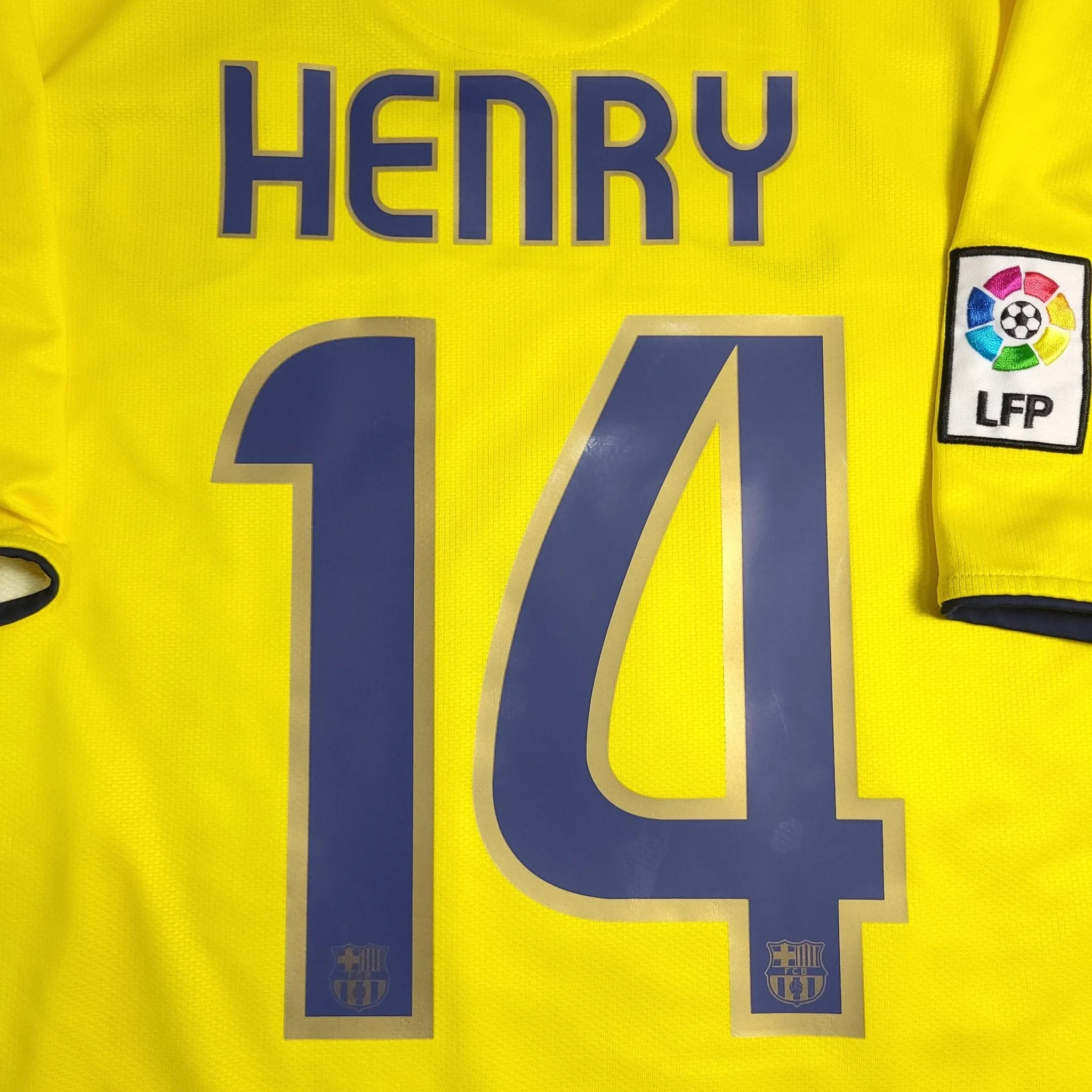 Henry Barcelona TREBLE SEASON 2008 2009 Away Soccer Jersey Shirt L SKU# 286787-760