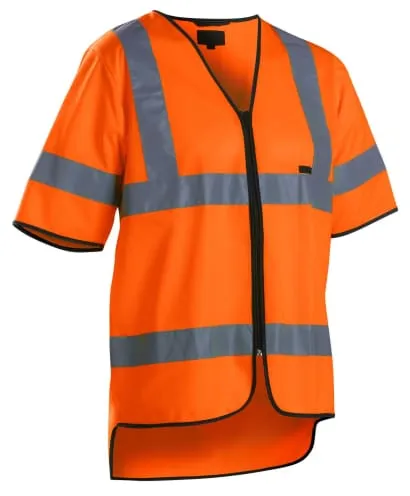 Hi Visibility Work Vest with Front Zip Fastening - Class 3 EN 20471 - 3023