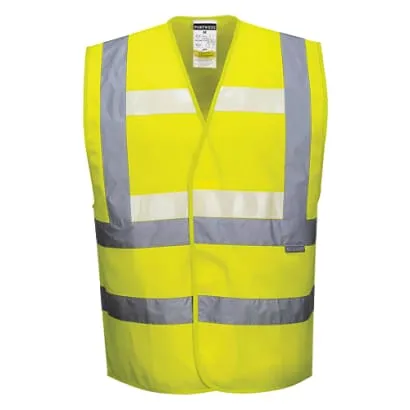 Hi Viz Glow in the Dark triple technology vest RIS 3279 Portwest G470