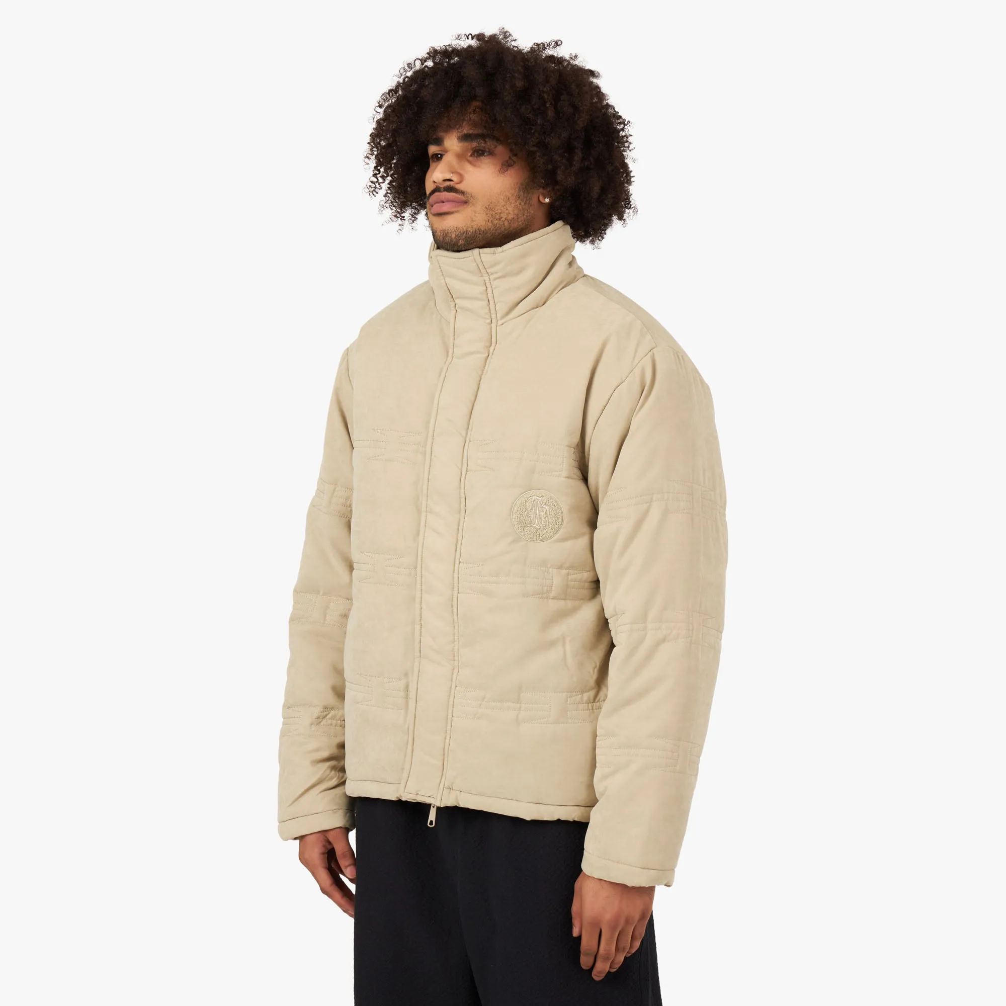 Honor The Gift H Wire Quilt Jacket / Bone