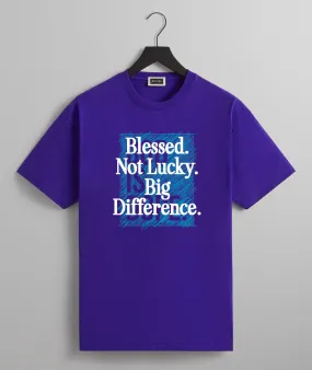 Hornets Blessed Not Lucky Tee (Purple/Teal/White)