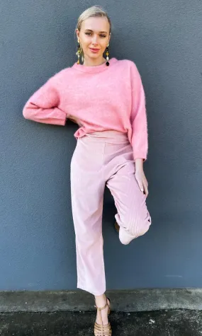 HOSS Pink Cord Slouch Pants