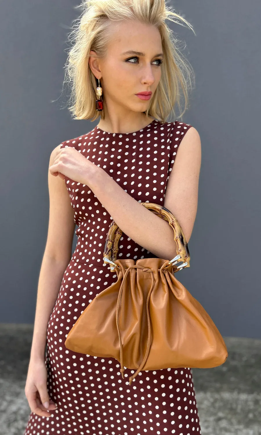 hoss Polka Dot Dress - Choc      Coming soon!