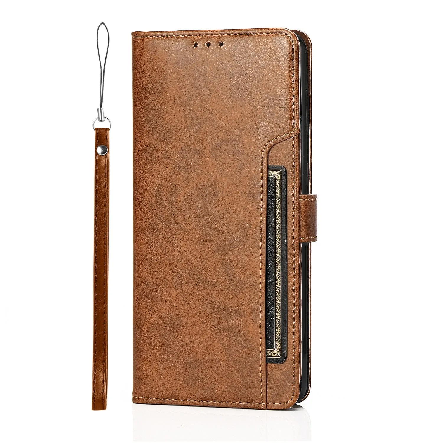 Indy Series Genuine Leather Wallet Case - Samsung Galaxy S23 FE