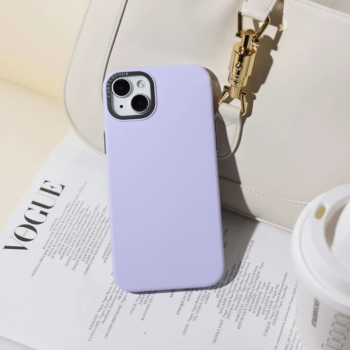 iPhone 12 Pro Lady Lavender Silicone Phone Case