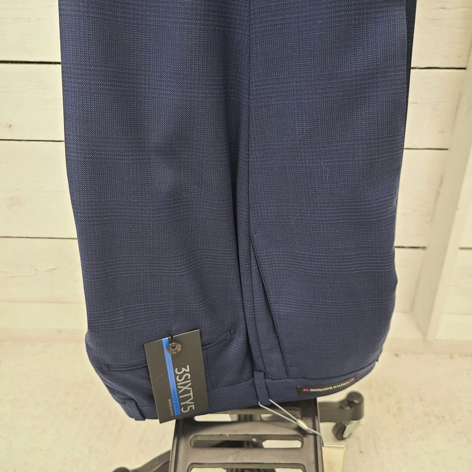 Jack Victor Blue Checked Suit Separate Pant - SP3022 *Pant Only*