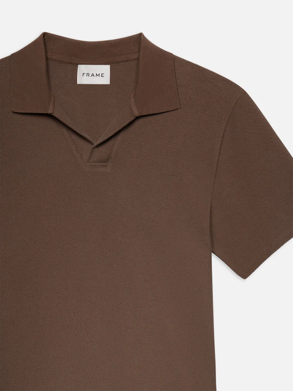 Jacquard Polo -- Soft Mocha