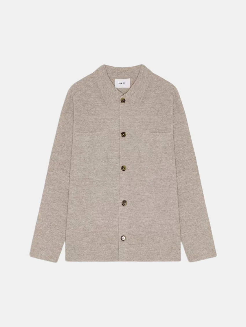 Jonas Overshirt Khaki Beige