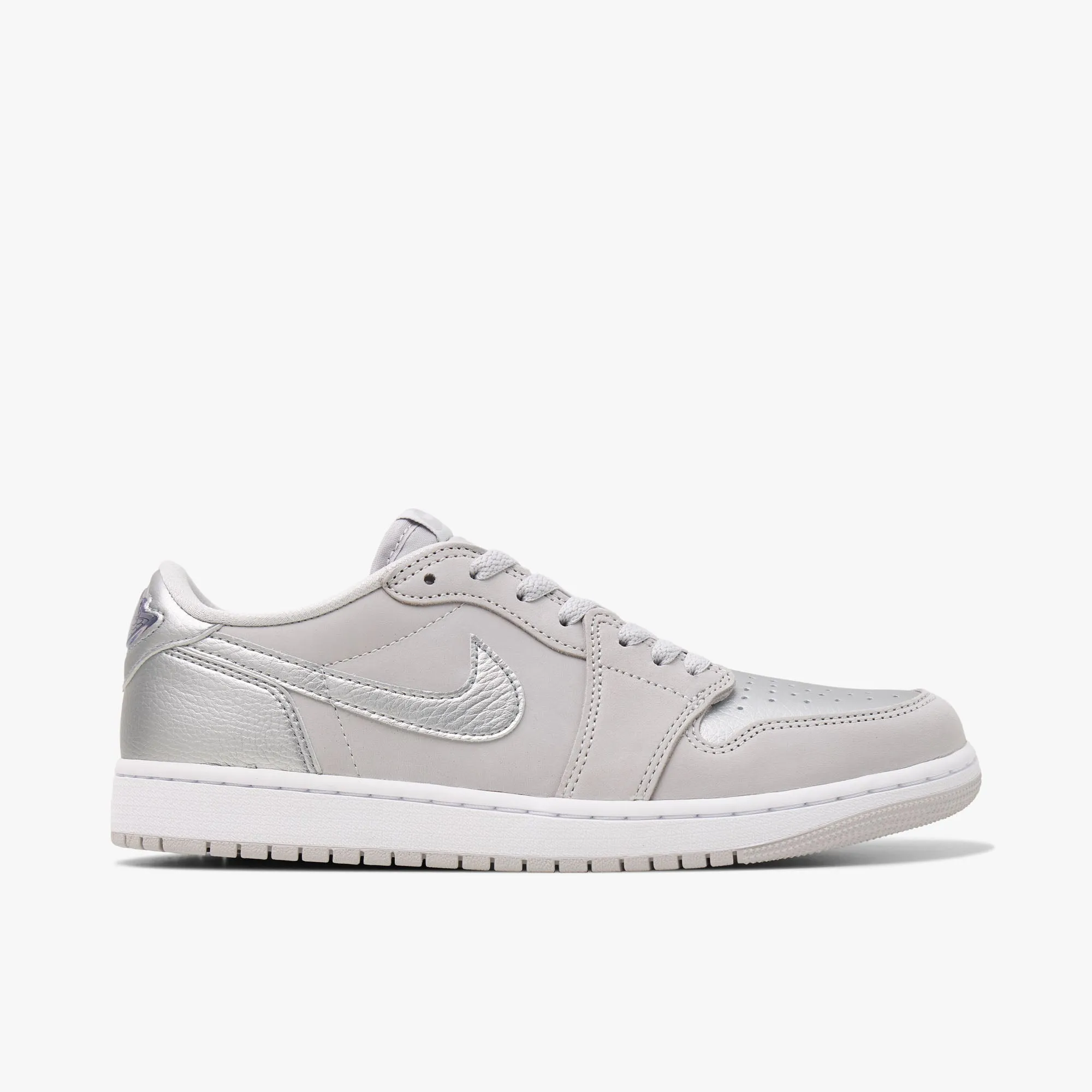 Jordan 1 Retro Low OG Neutral Grey / Metallic Silver - White