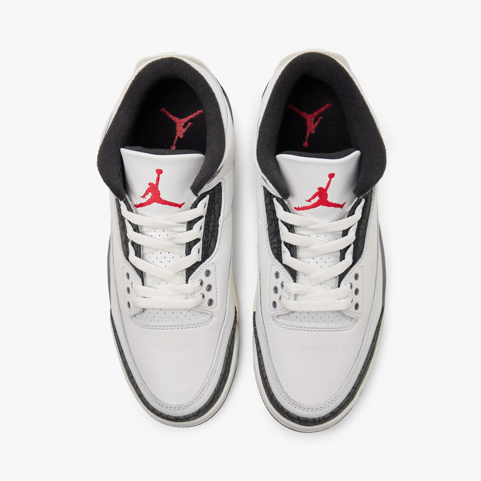 Jordan 3 Retro Summit White / Fire Red - Cement Grey