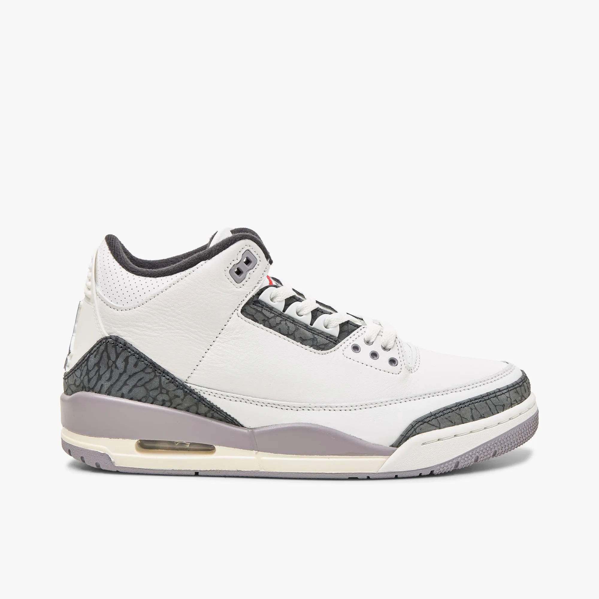 Jordan 3 Retro Summit White / Fire Red - Cement Grey