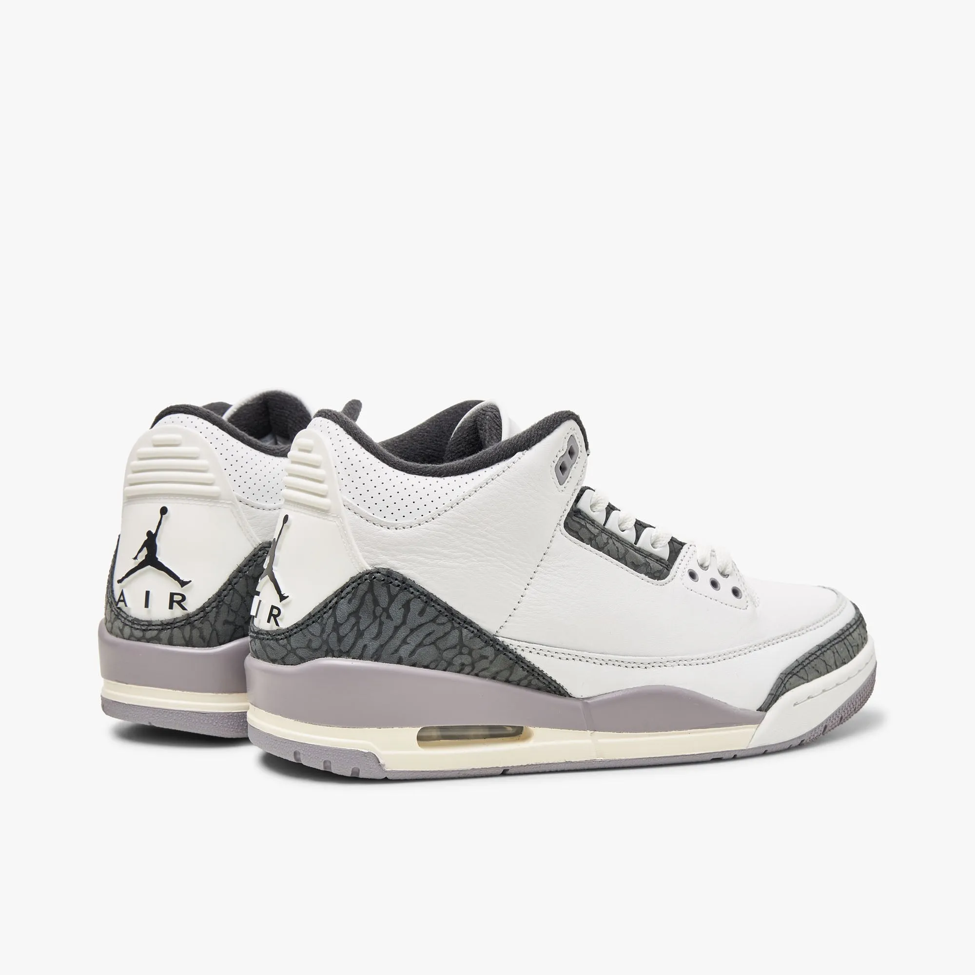 Jordan 3 Retro Summit White / Fire Red - Cement Grey