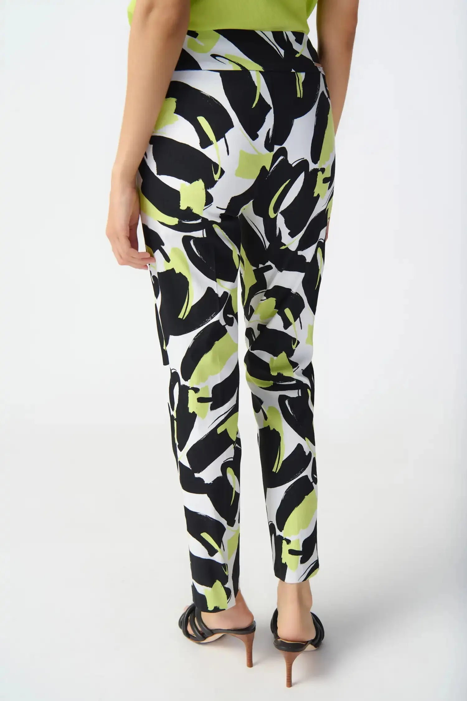 Joseph Ribkoff Vanilla/Multi Coloured Trouser Style 241266-2539